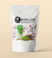 Matcha Latte Powder packaging 225g – Chaseki